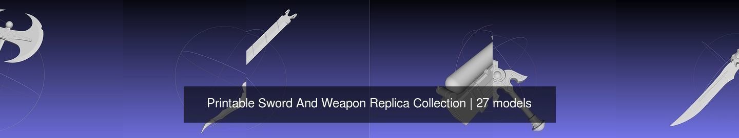 Printable Sword And Weapon Replica Collection _100