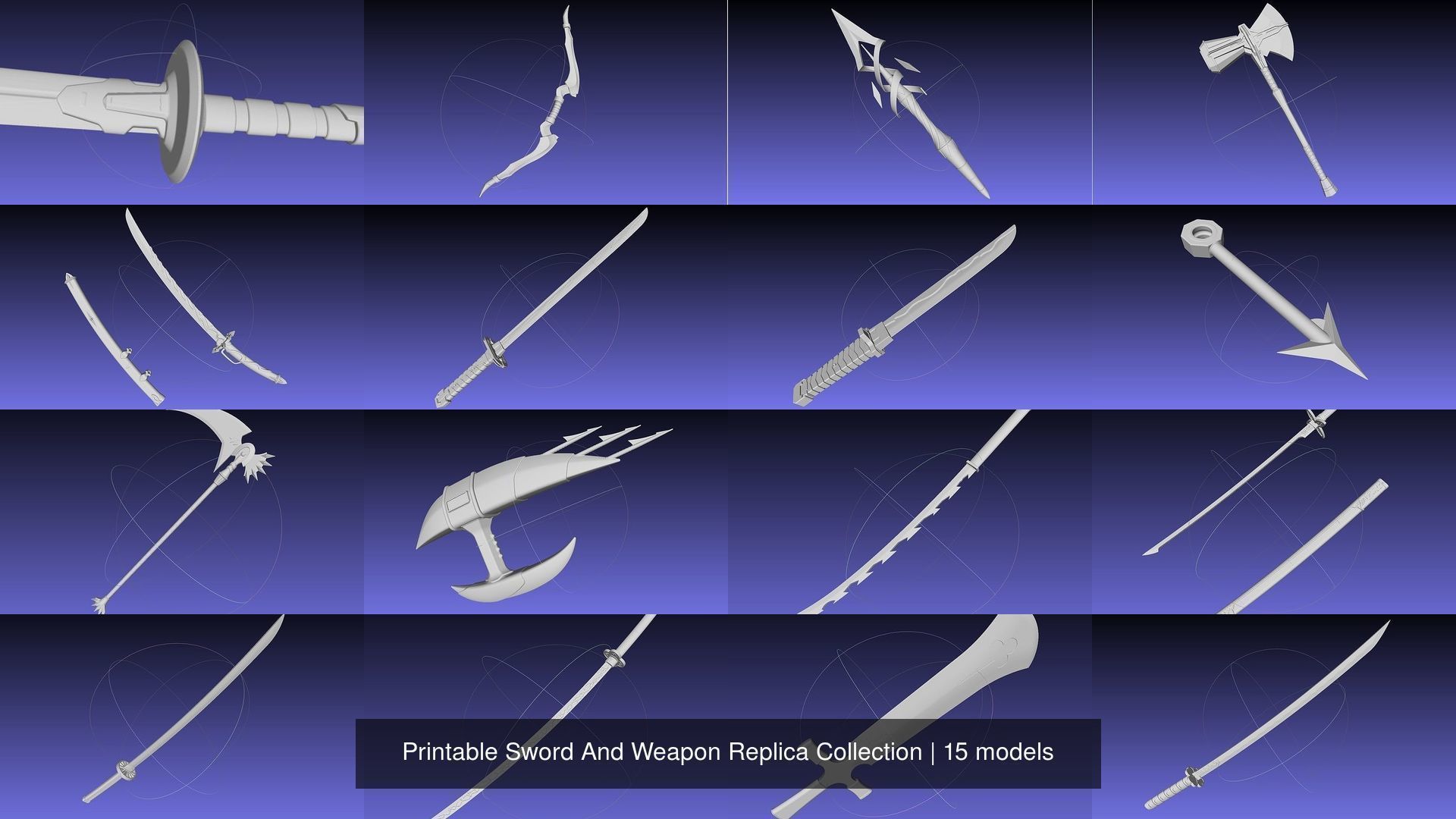 Printable Sword And Weapon Replica Collection _112