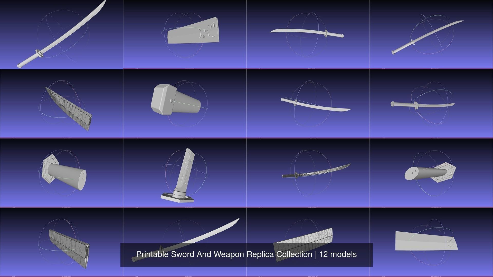 Printable Sword And Weapon Replica Collection _129