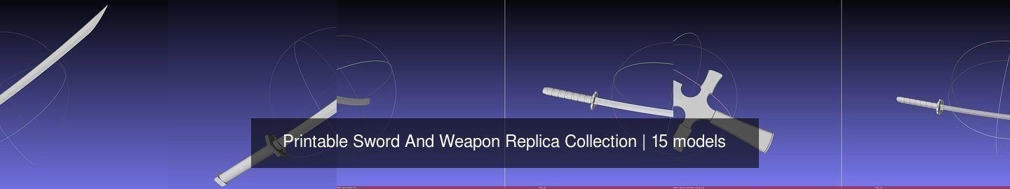 Printable Sword And Weapon Replica Collection _128