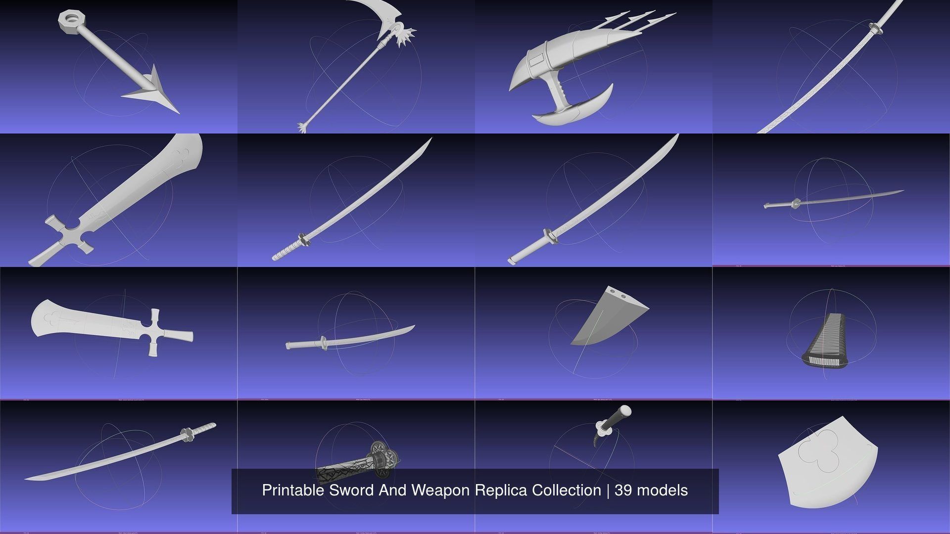 Printable Sword And Weapon Replica Collection _143