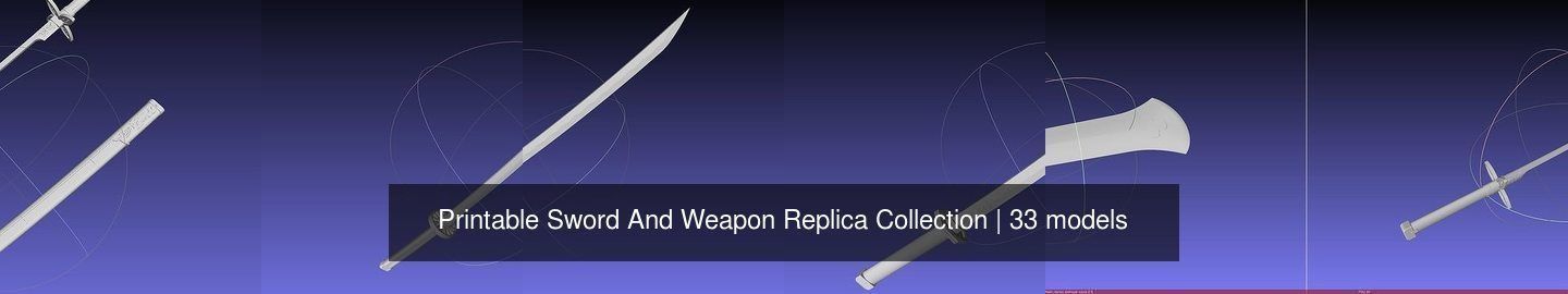 Printable Sword And Weapon Replica Collection _136