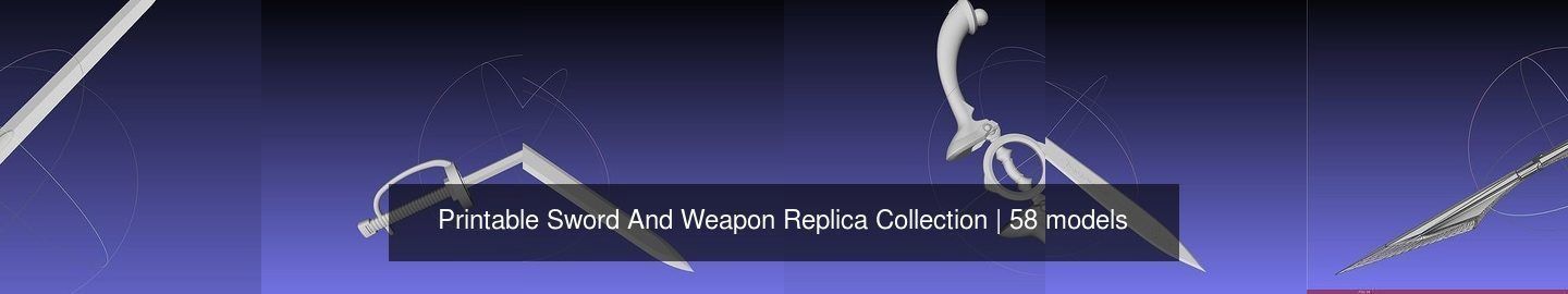 Printable Sword And Weapon Replica Collection _96