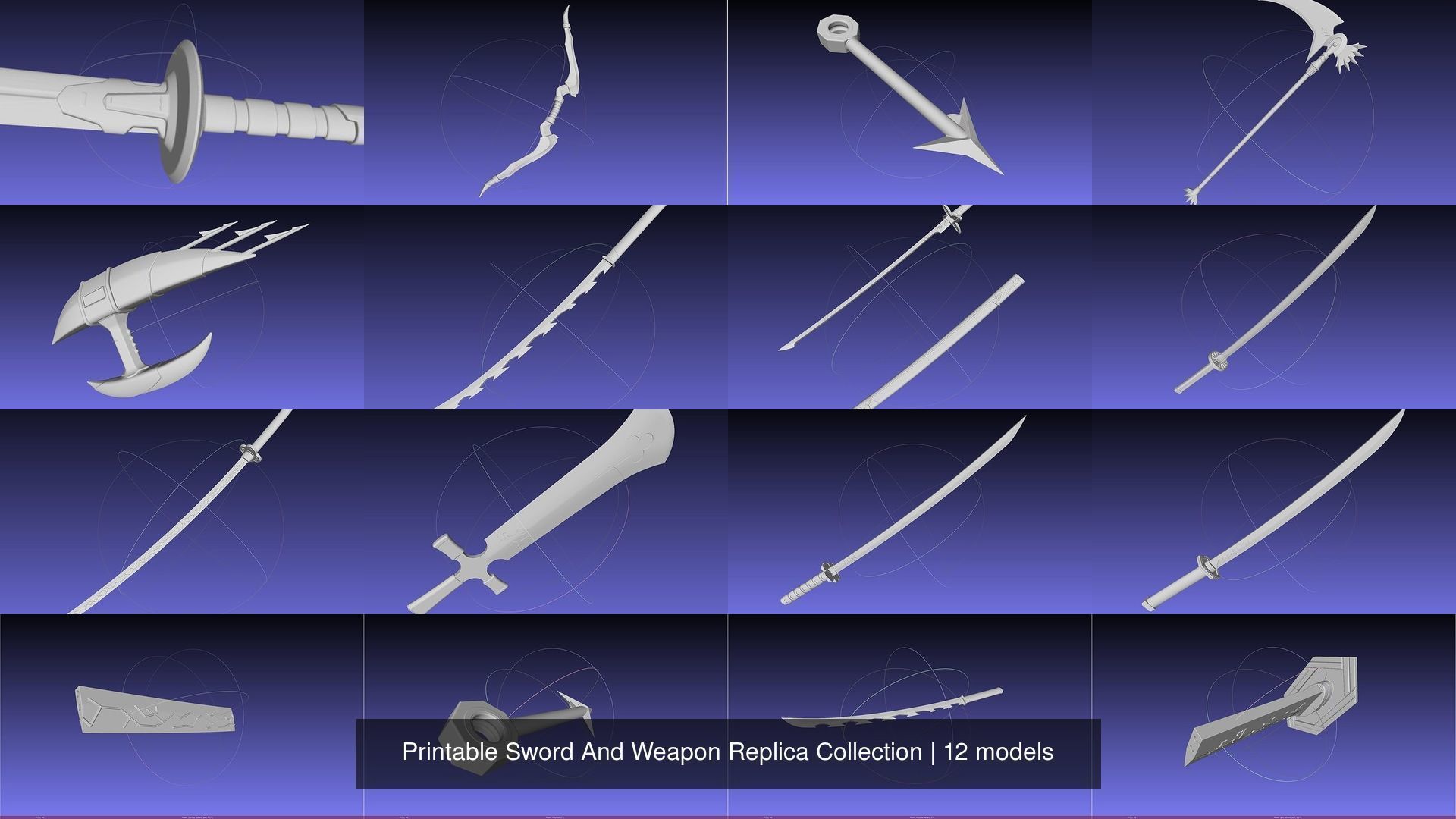 Printable Sword And Weapon Replica Collection _113
