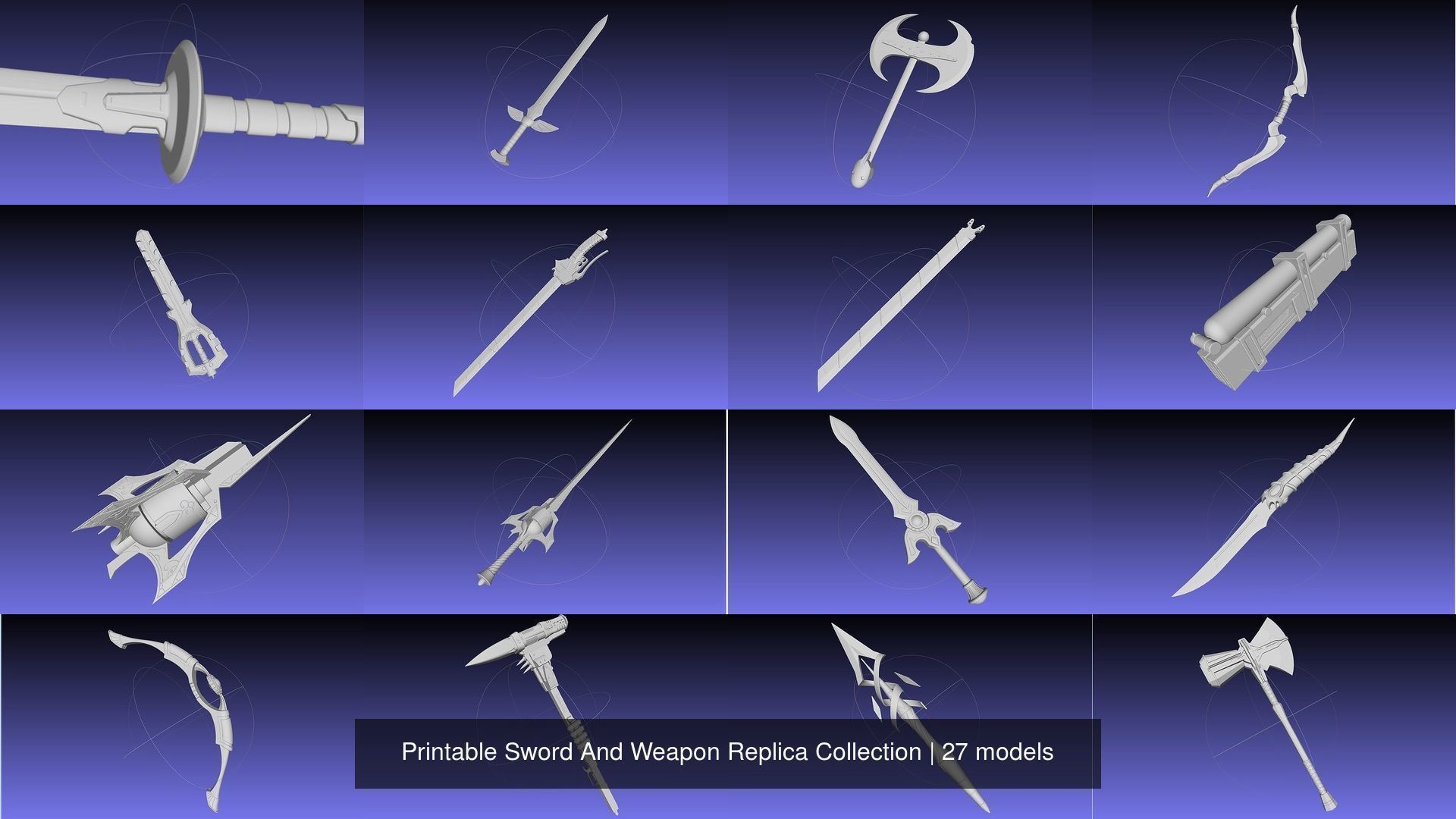 Printable Sword And Weapon Replica Collection _101