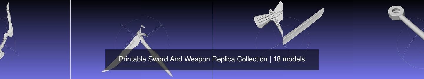 Printable Sword And Weapon Replica Collection _107