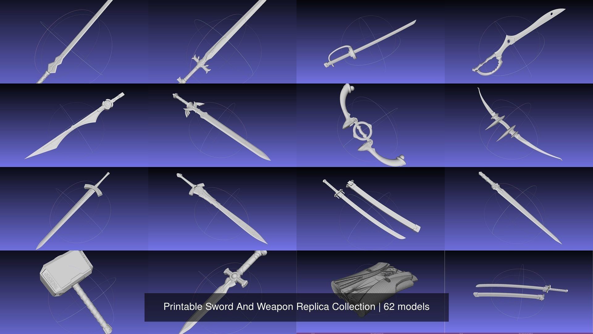 Printable Sword And Weapon Replica Collection _61