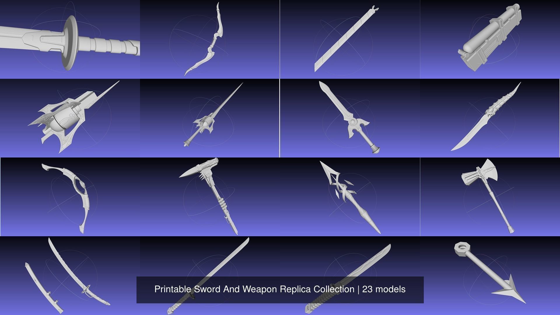 Printable Sword And Weapon Replica Collection _105
