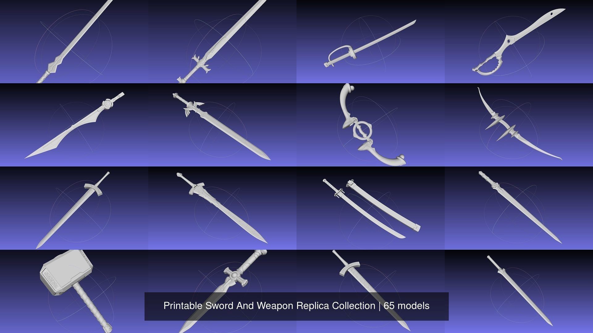 Printable Sword And Weapon Replica Collection _53