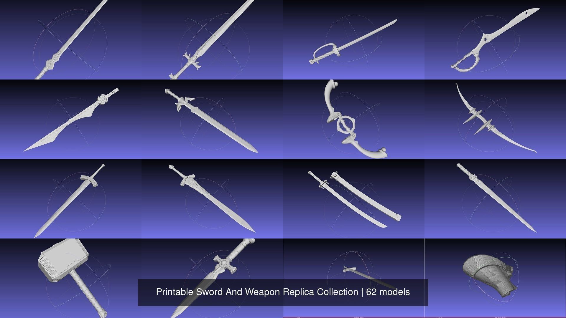 Printable Sword And Weapon Replica Collection _68