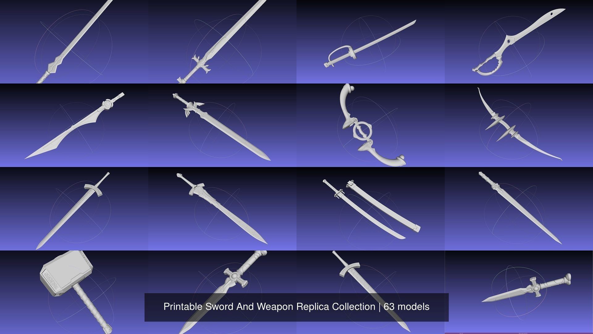 Printable Sword And Weapon Replica Collection _52