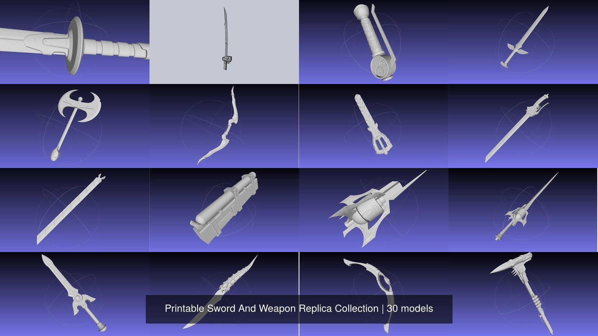 Printable Sword And Weapon Replica Collection _97