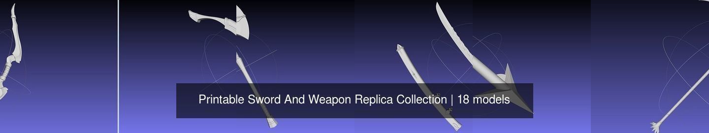 Printable Sword And Weapon Replica Collection _110
