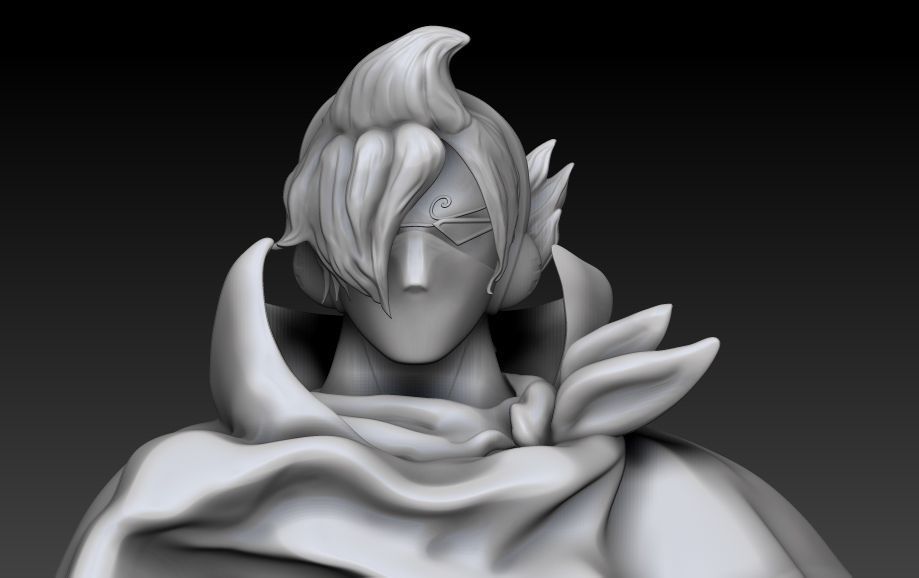 Sanji Stealth black 3D print model_2