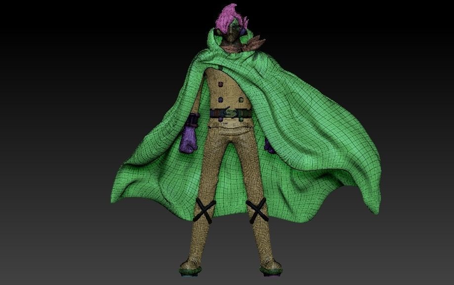 Sanji Stealth black 3D print model_9