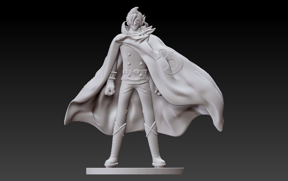 Sanji Stealth black 3D print model_6