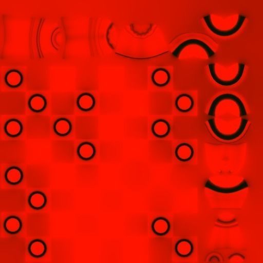 Marble Chess Set 3D model_10