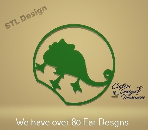 Tangled - Pascal Mouse Ear  3D print model