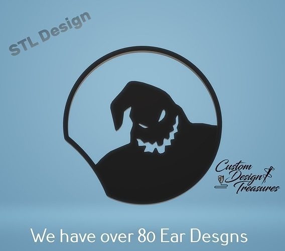 NIghtmare Before Christmas - Oogie Boogie Mouse Ear 3D print model