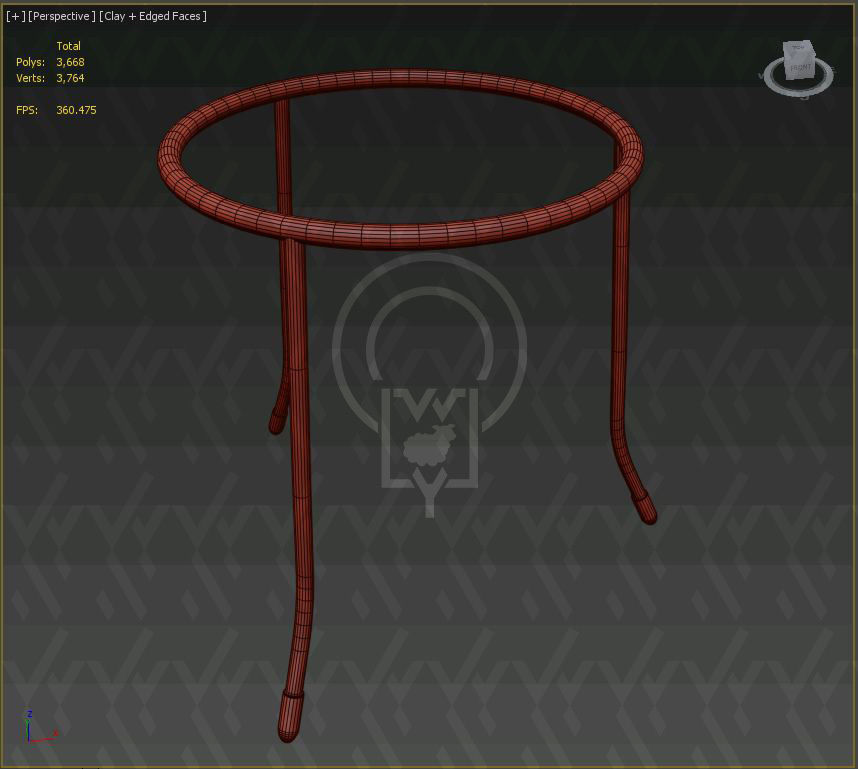 Portable Micro Lab Burner Tripod Beaker Chemistry set 3D model_30