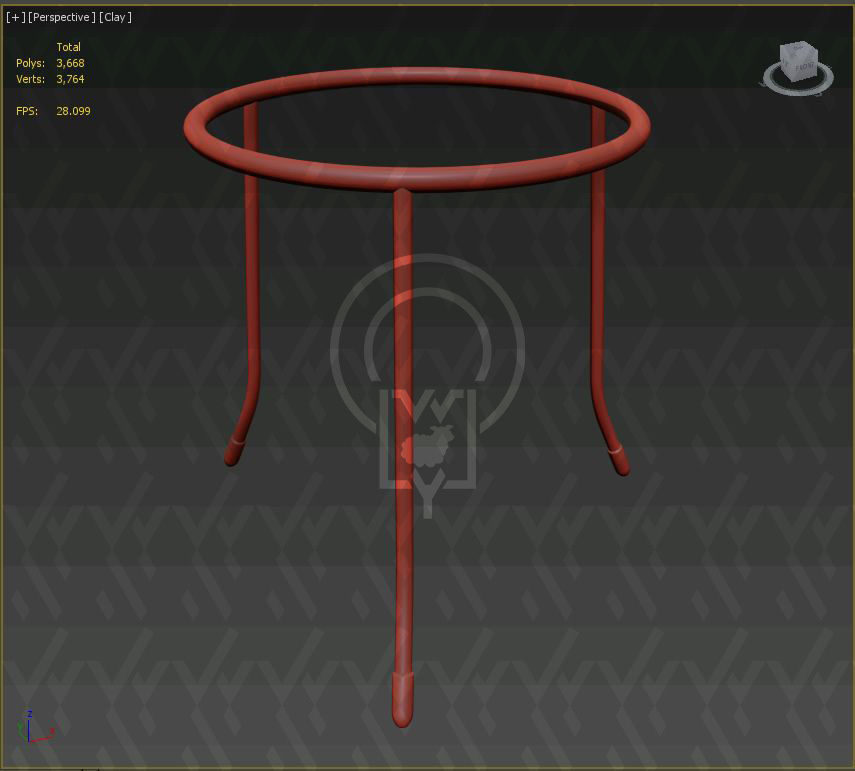 Portable Micro Lab Burner Tripod Beaker Chemistry set 3D model_29