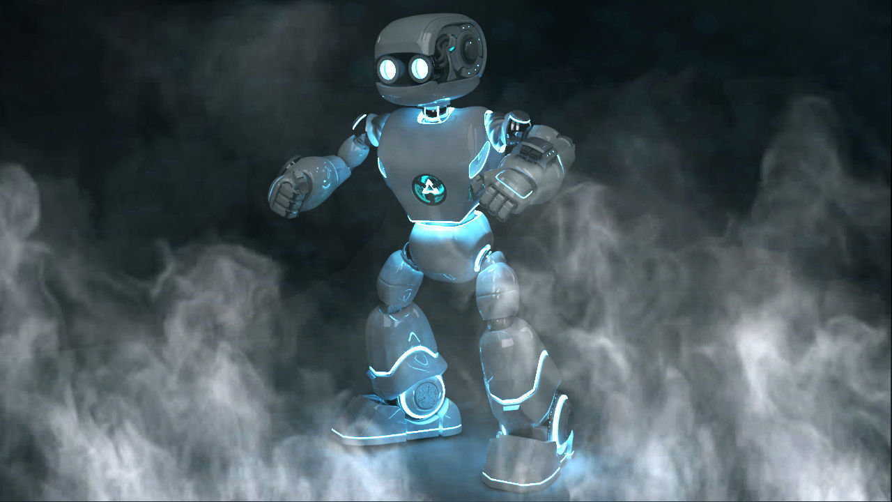 Space Robot 1 3D model_1