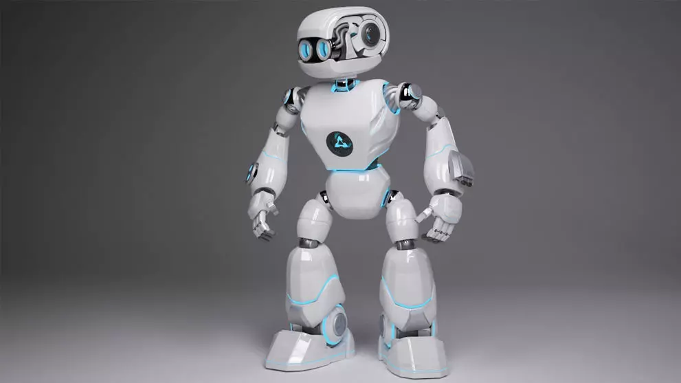 Space Robot 1 3D model_0