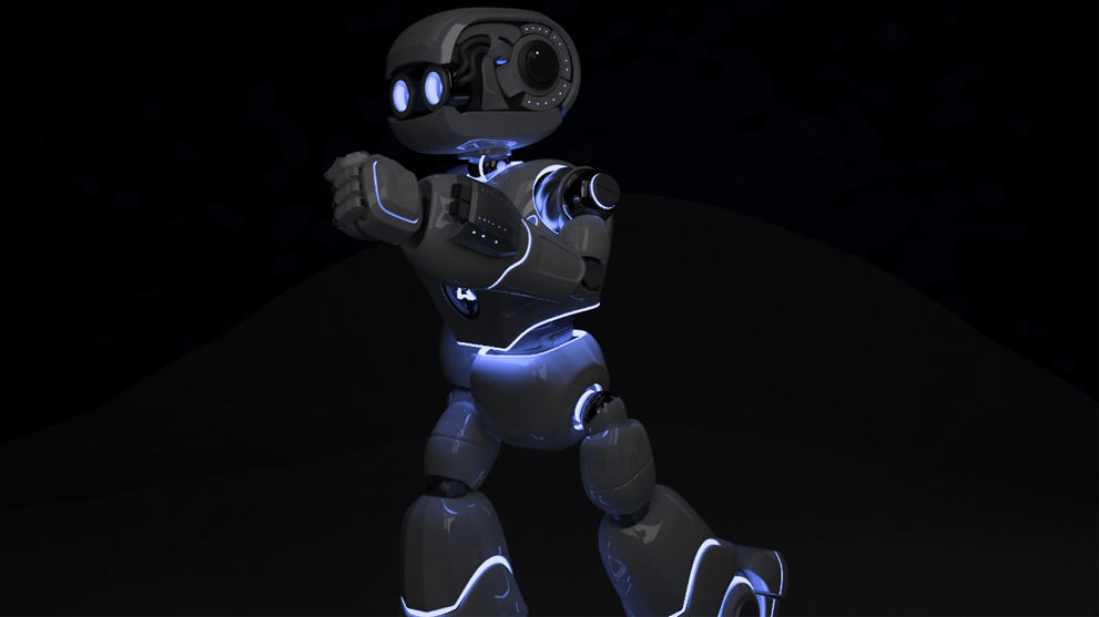 Space Robot 1 3D model_6