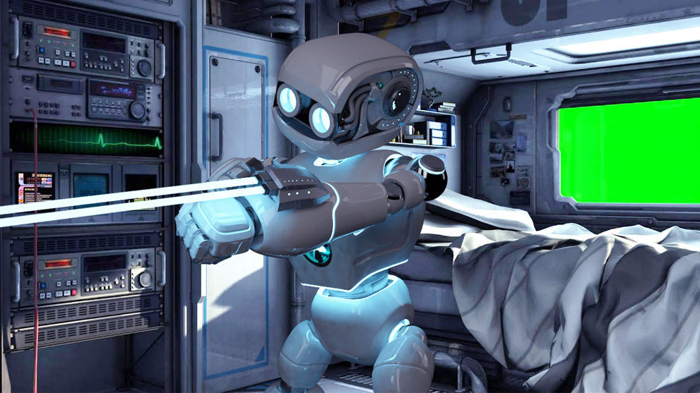 Space Robot 1 3D model_12