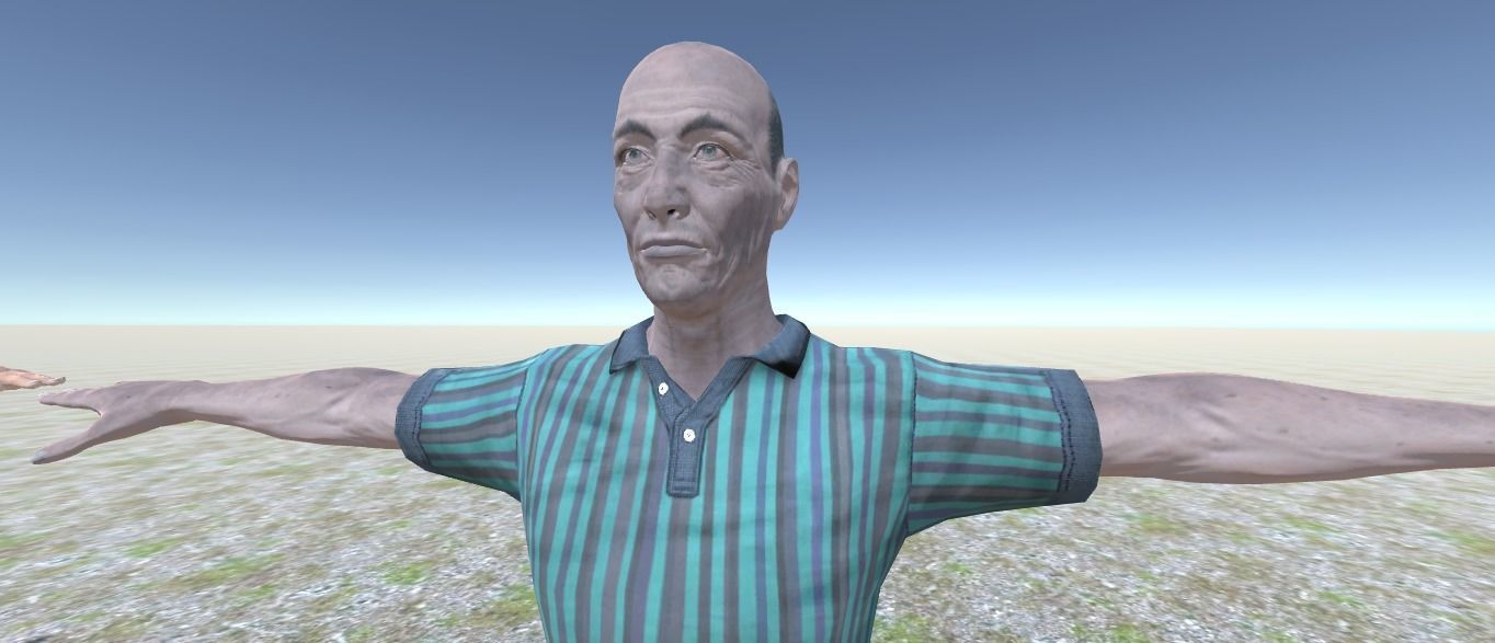 Realistic Characters Pack Low-poly 3D model_11