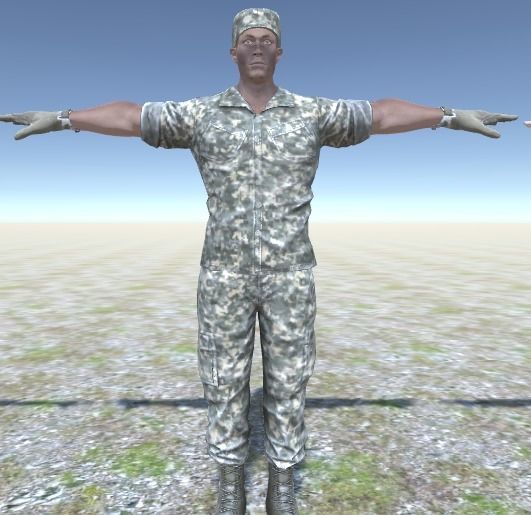 Realistic Characters Pack Low-poly 3D model_3