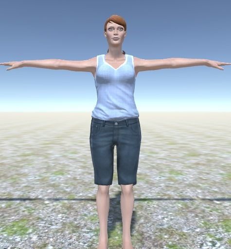 Realistic Characters Pack Low-poly 3D model_2