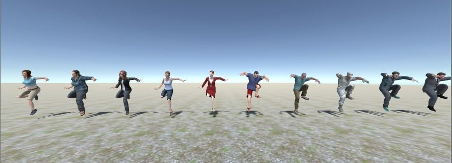 Realistic Characters Pack Low-poly 3D model_12