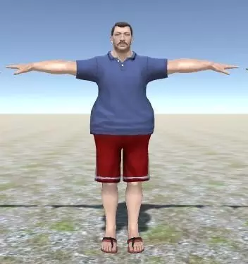 Realistic Characters Pack Low-poly 3D model_0