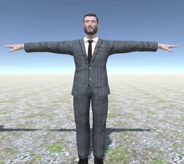 Realistic Characters Pack Low-poly 3D model_5