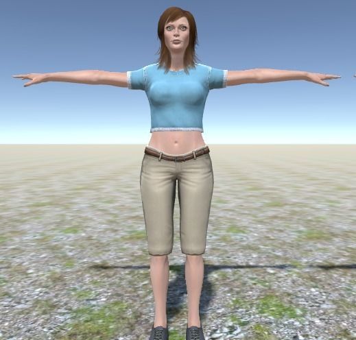 Realistic Characters Pack Low-poly 3D model_6