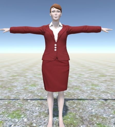 Realistic Characters Pack Low-poly 3D model_1