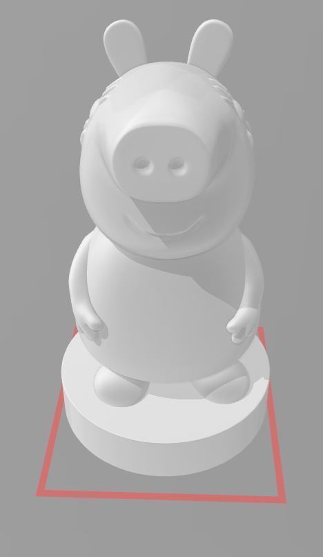 Peppa Pig - MUMMY PIG - 3d Print File 3D print model_2