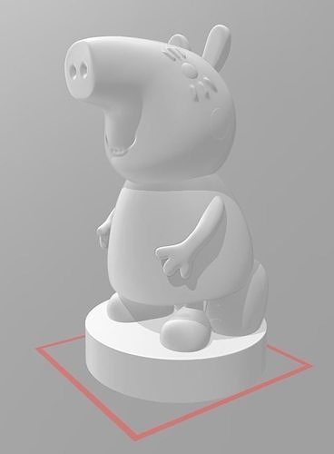 Peppa Pig - MUMMY PIG - 3d Print File 3D print model