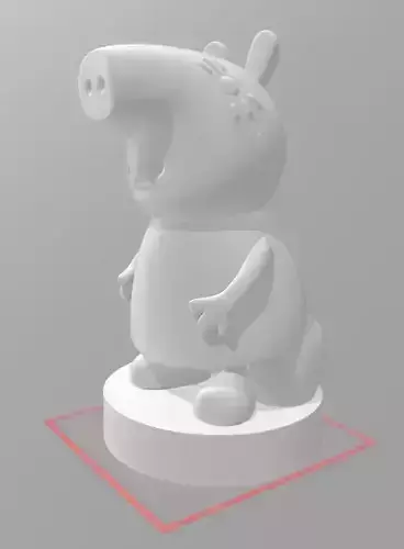 Peppa Pig - MUMMY PIG - 3d Print File 3D print model