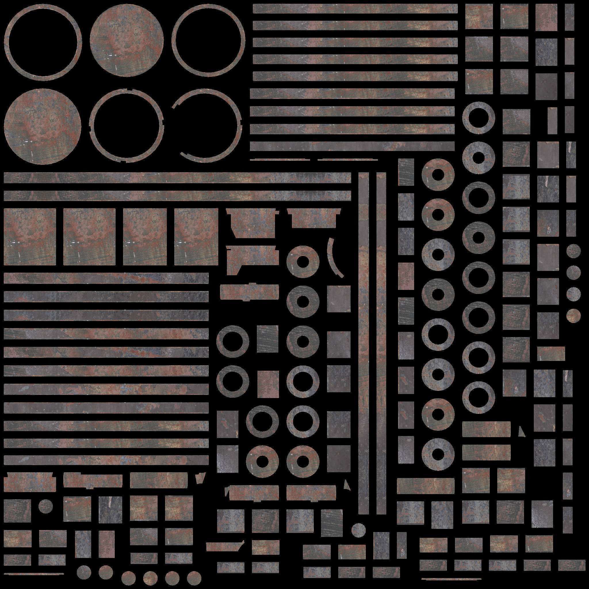 Wild West Horse Wagon 3D model_21