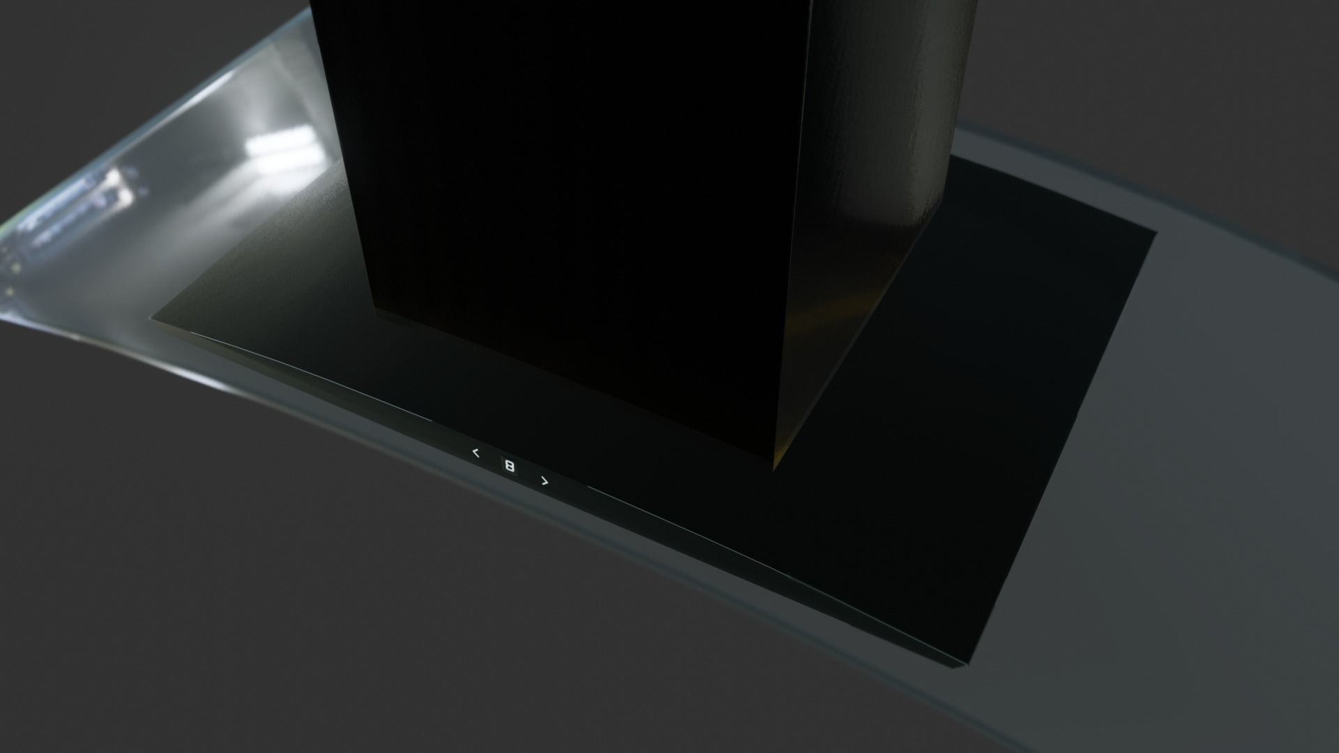 Stove Exhaust Hood Low-poly 3D model_1