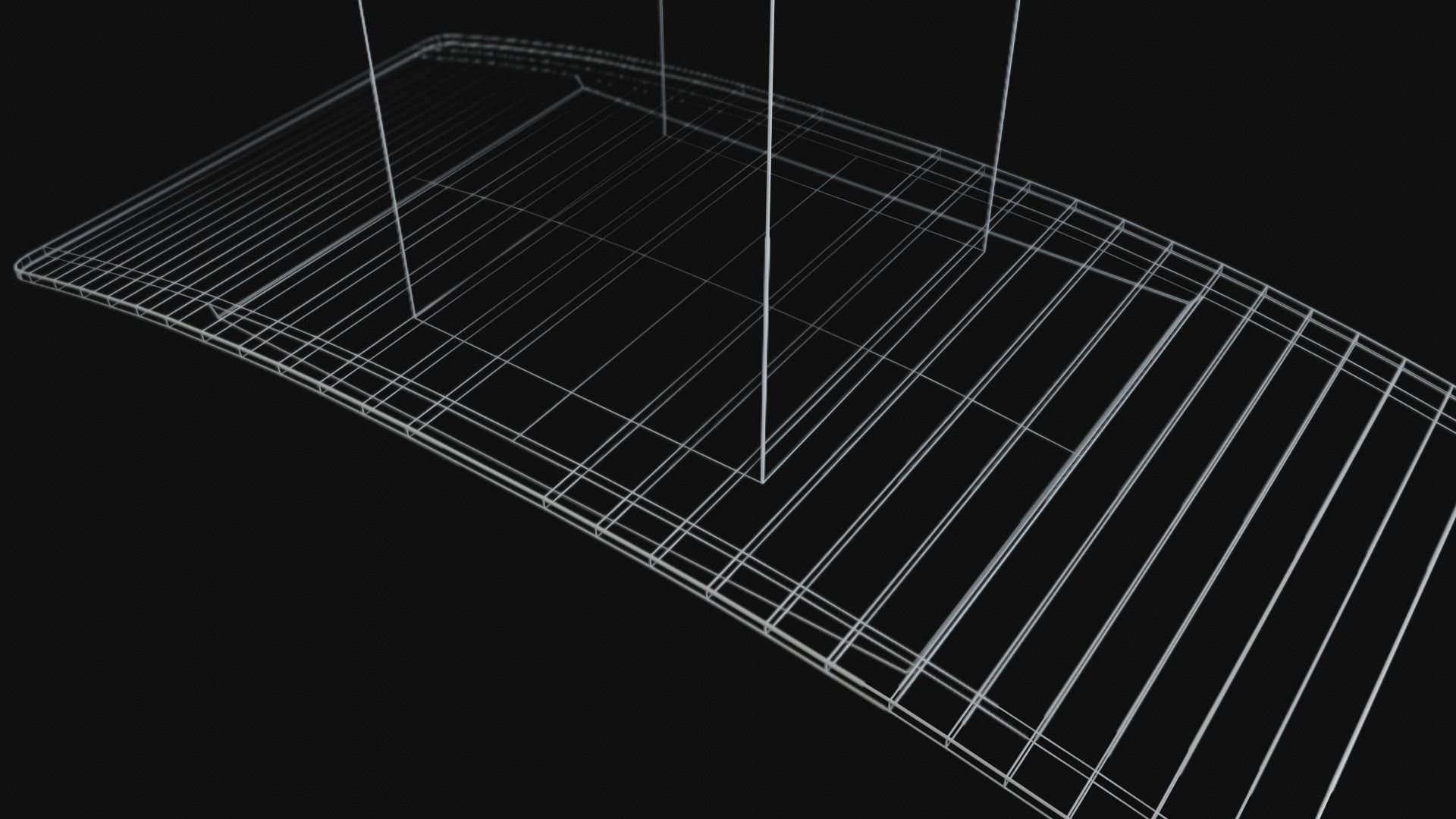 Stove Exhaust Hood Low-poly 3D model_2