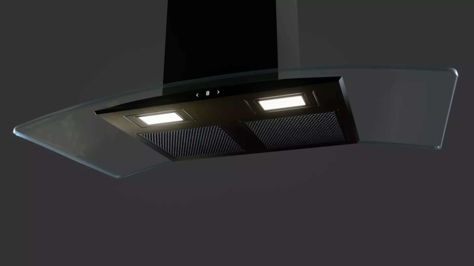 Stove Exhaust Hood Low-poly 3D model_0