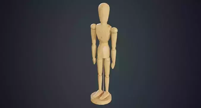 Art Mannequin 1A Low-poly 3D model