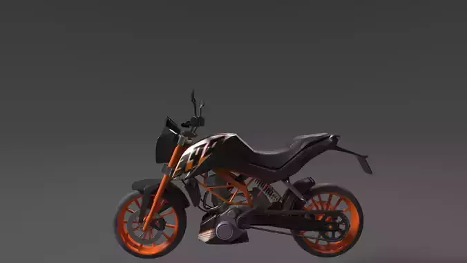Duke 3D Model ktm