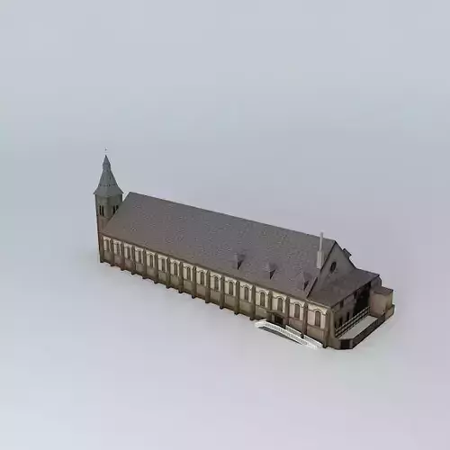 Berck Church of Our Lady of the Sands Free 3D model