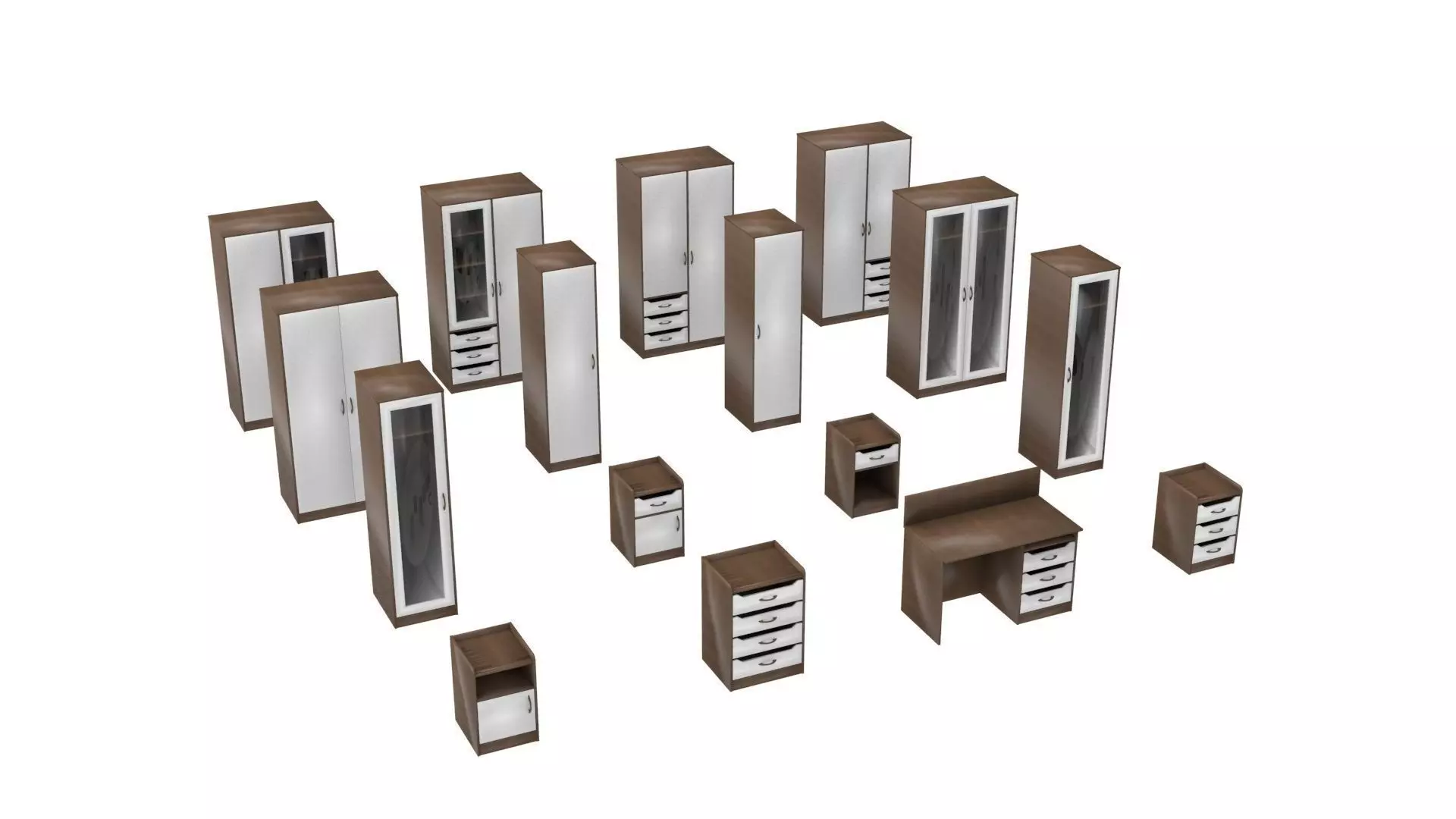 Bedroom Casework Collection 3D model
