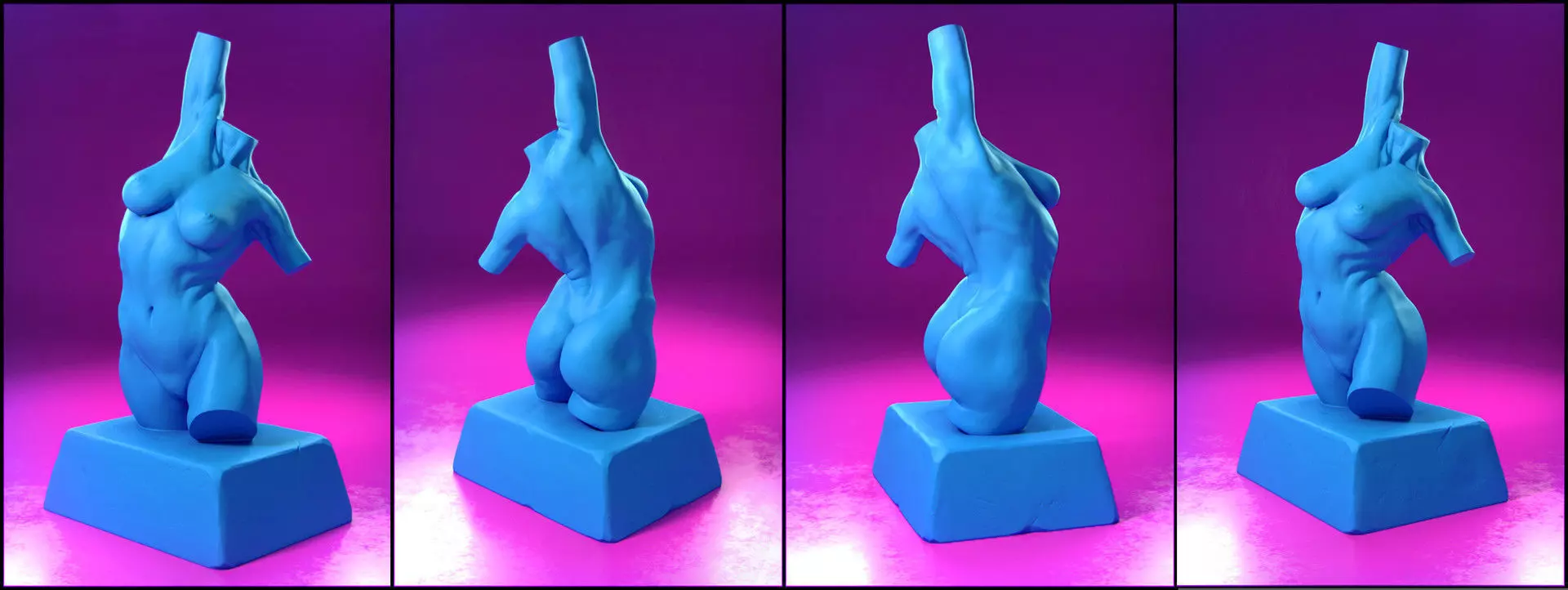 Torso study 3D print model