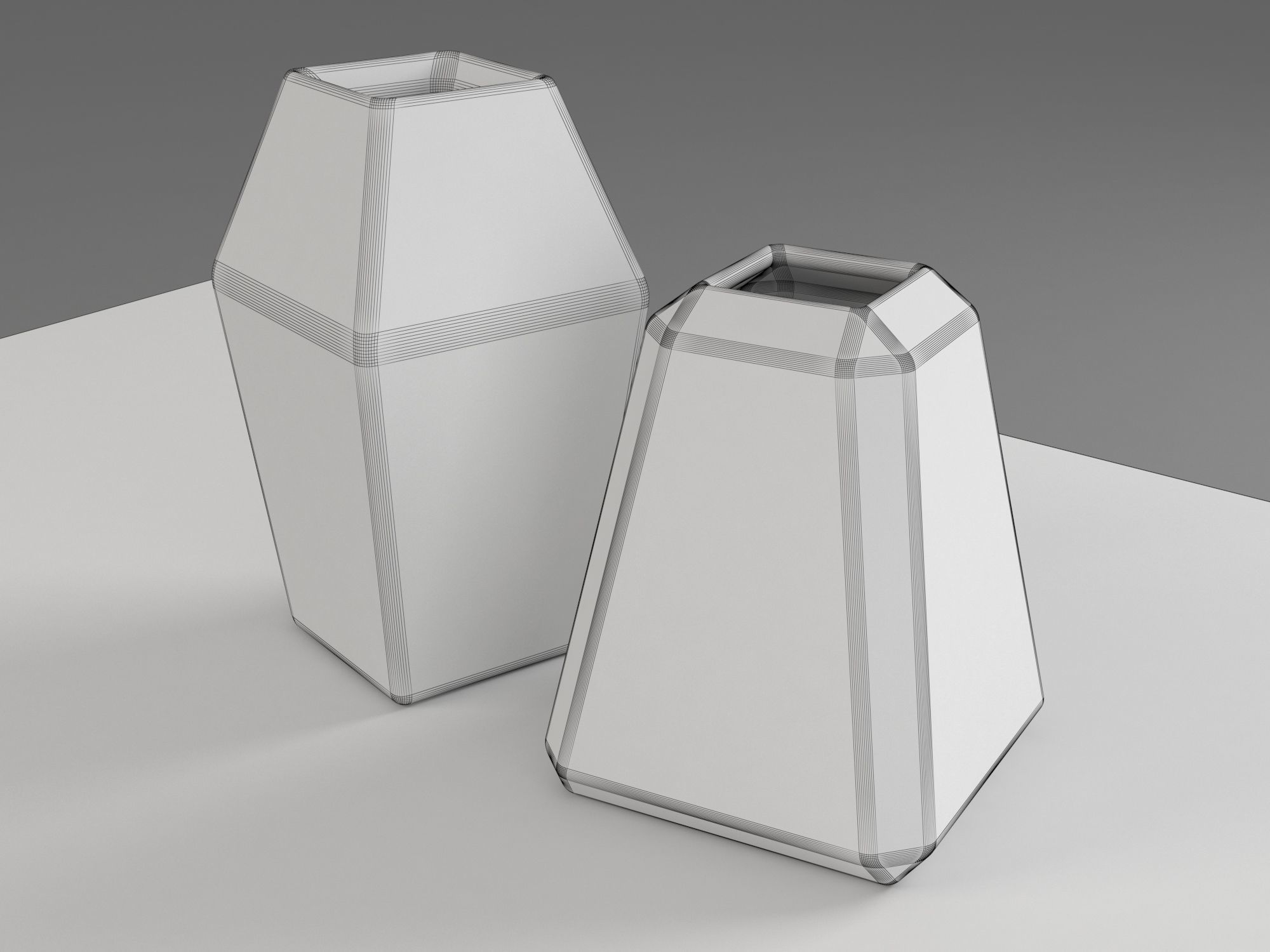 Marble Table Rectangle 3D model_11